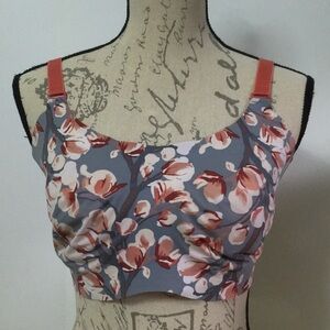 Knix Evolution Reversible Bra Sz 8 in Winter Gardenia/Warm Spice